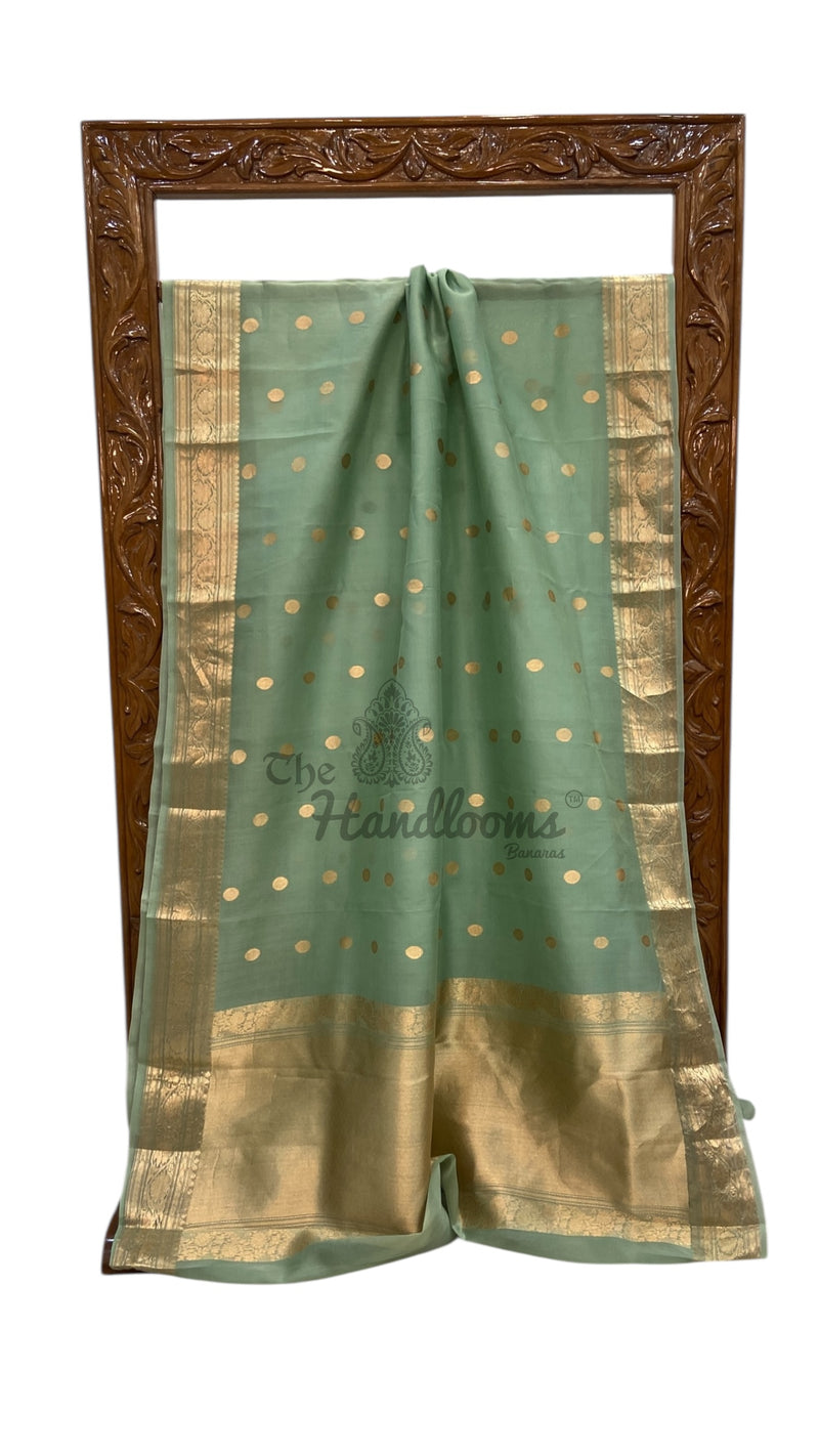 Pure Kora Handloom Banarasi Saree