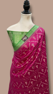 Pure Chiniya Silk Handloom Banarasi Saree - The Handlooms