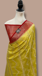 Pure Chiniya Silk Handloom Banarasi Saree - The Handlooms