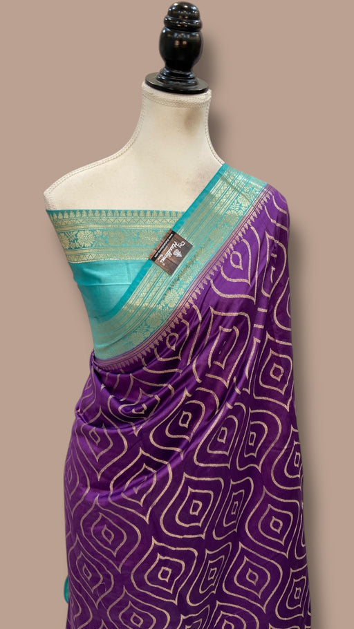 Pure Chiniya Silk Handloom Banarasi Saree - The Handlooms