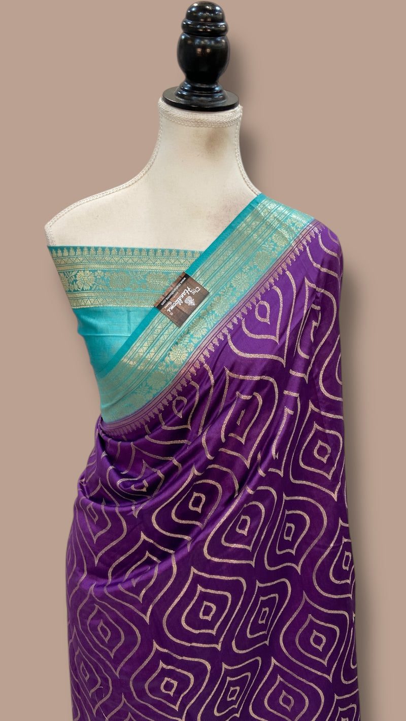 Pure Chiniya Silk Handloom Banarasi Saree - The Handlooms