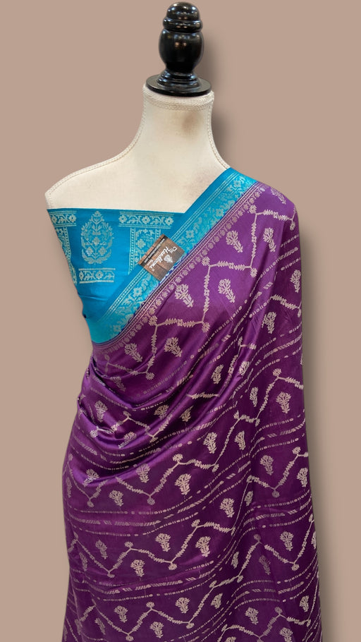 Pure Chiniya Silk Handloom Banarasi Saree - The Handlooms