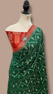 Pure Chiniya Silk Handloom Banarasi Saree - The Handlooms