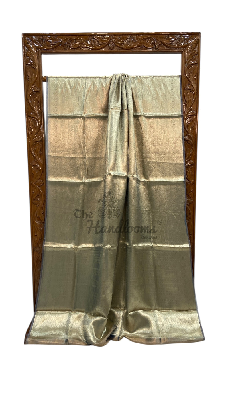 Pure Kora Tissue Tanchui Handloom Banarasi Saree