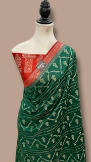 Pure Chiniya Silk Handloom Banarasi Saree - The Handlooms
