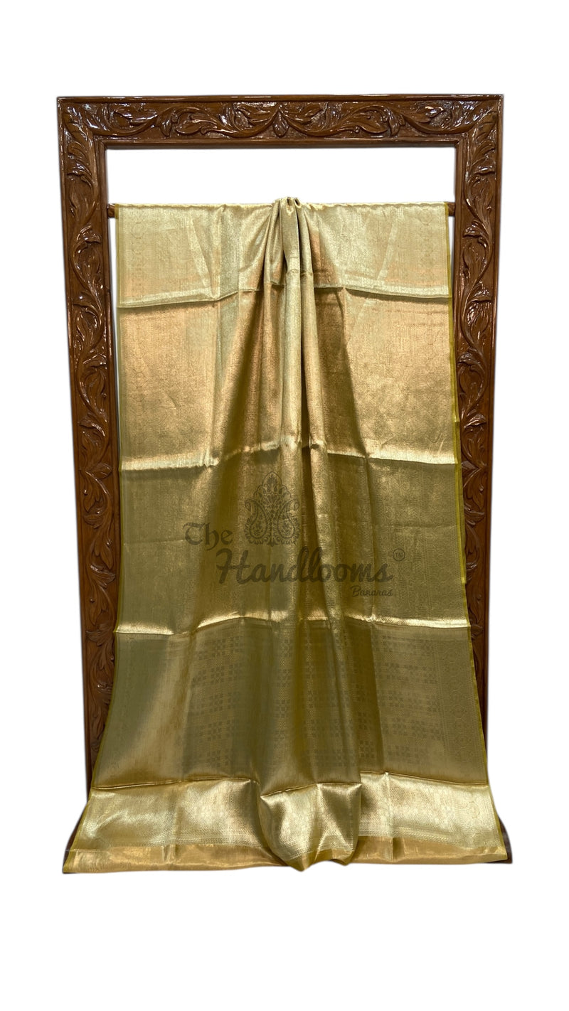 Pure Kora Tissue Tanchui Handloom Banarasi Saree