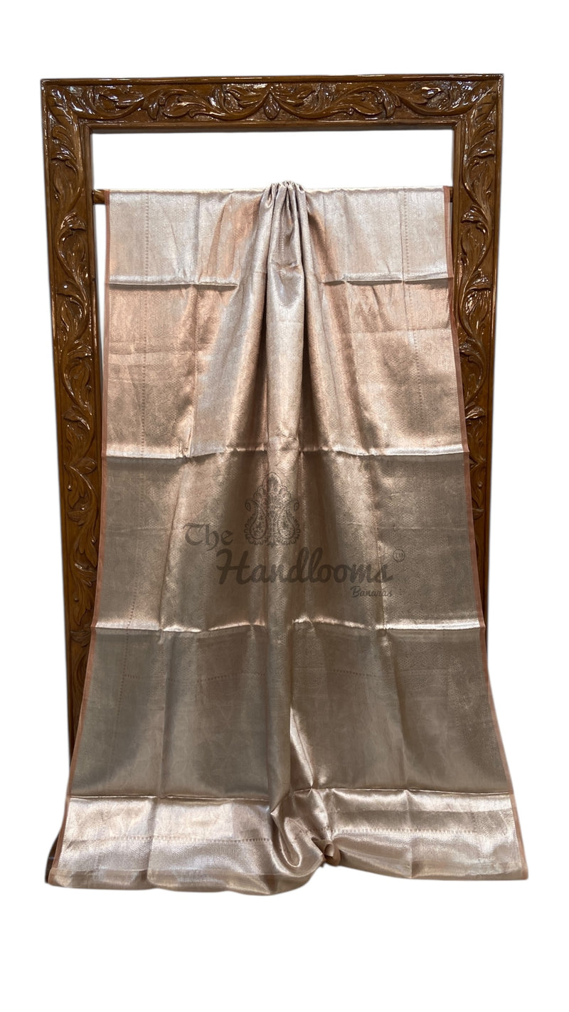 Pure Kora Tissue Tanchui Handloom Banarasi Saree