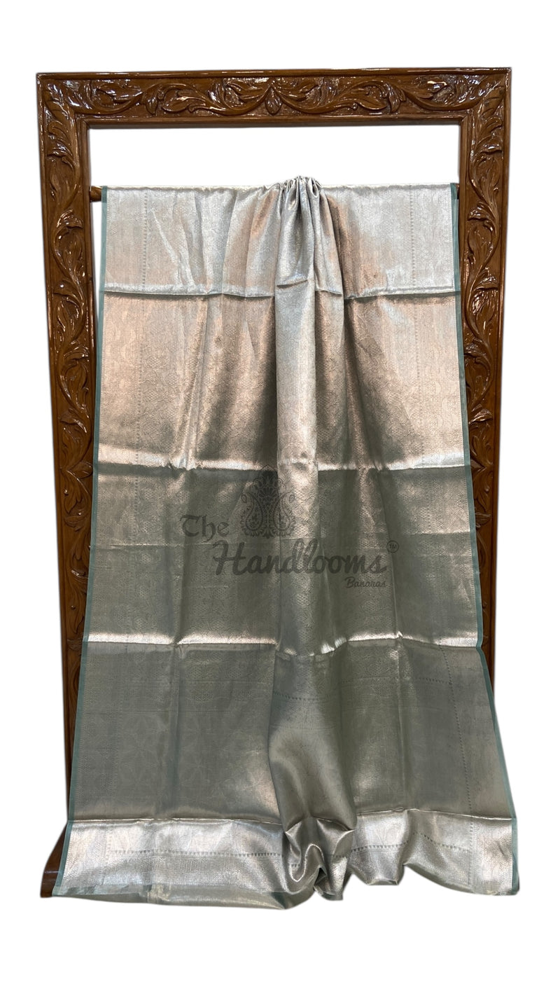 Pure Kora Tissue Tanchui Handloom Banarasi Saree