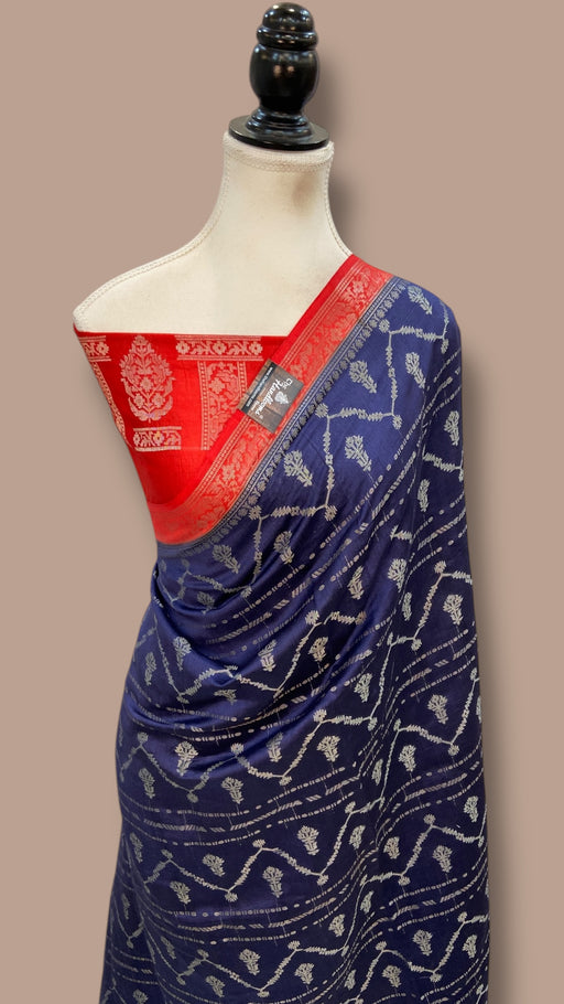 Pure Chiniya Silk Handloom Banarasi Saree - The Handlooms