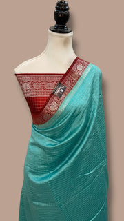 Pure Chiniya Silk Handloom Banarasi Saree - The Handlooms