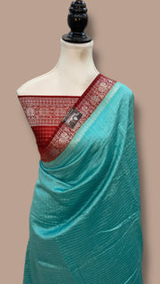 Pure Chiniya Silk Handloom Banarasi Saree - The Handlooms