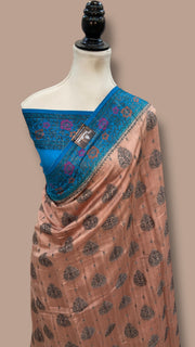 Pure Chiniya Silk Handloom Banarasi Saree - The Handlooms