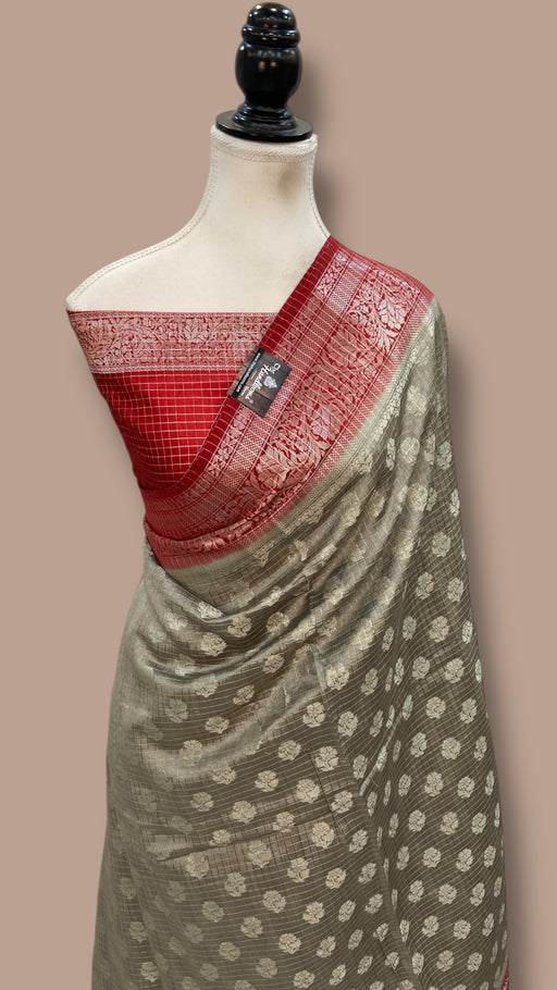 Pure Chiniya Silk Handloom Banarasi Saree - The Handlooms