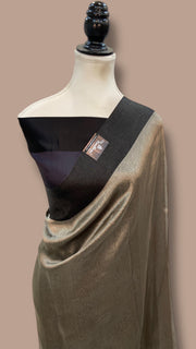 Pure Kora Tissue Handloom Banarasi Saree - The Handlooms