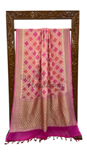 Pure Khaddi Georgette Handloom Banarasi Saree - The Handlooms