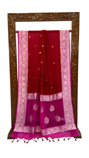 Pure Georgette Handloom Banarasi Saree - The Handlooms