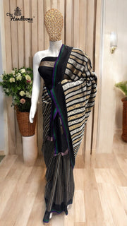 Nita Ambani Pure Katan Silk Banarasi Handloom Saree - All over Jaal work - With Meenakari - The Handlooms