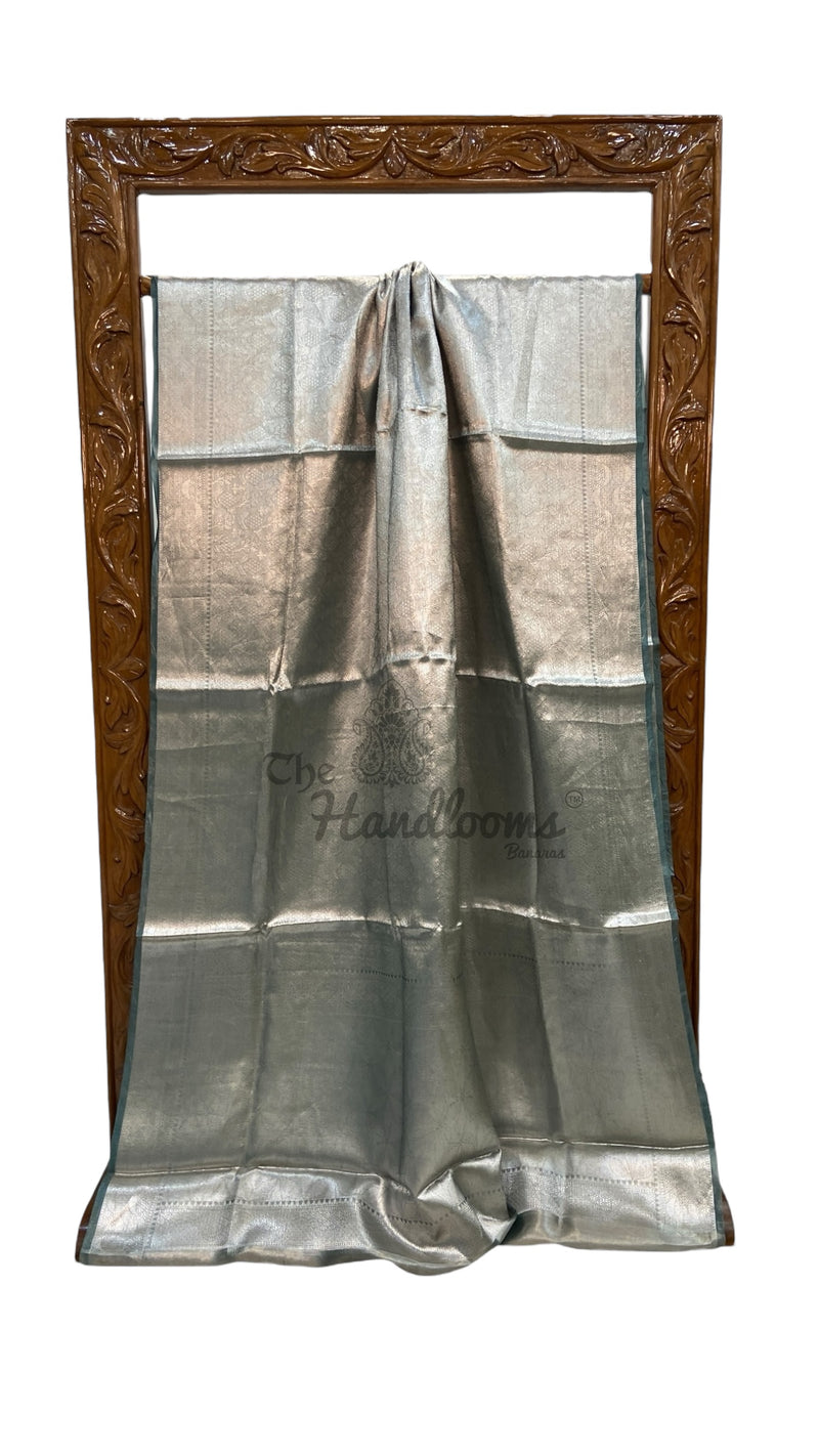Pure Kora Tissue Tanchui Handloom Banarasi Saree