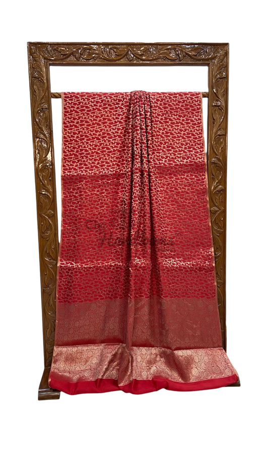 Pure Chiniya Silk Handloom Banarasi Saree - The Handlooms