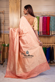 Pure Katan Silk Banarasi Handloom Saree - Tanchui Brocade - The Handlooms
