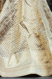 Pure Tissue Silk Handloom Banarasi Lehenga Set - With Stitched Skirt - The Handlooms