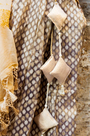 Pure Tissue Silk Handloom Banarasi Lehenga Set - With Stitched Skirt - The Handlooms