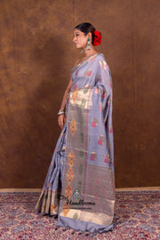 Pure Chanderi Handloom Banarasi Saree - The Handlooms