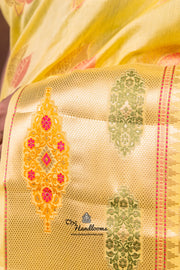 Pure Chanderi Handloom Banarasi Saree - The Handlooms