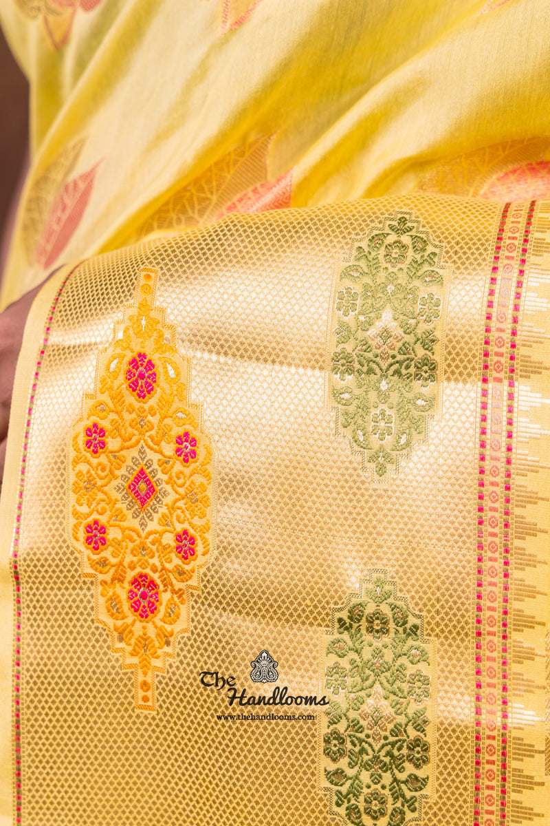Pure Chanderi Handloom Banarasi Saree - The Handlooms