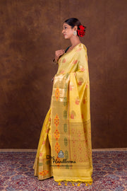 Pure Chanderi Handloom Banarasi Saree - The Handlooms