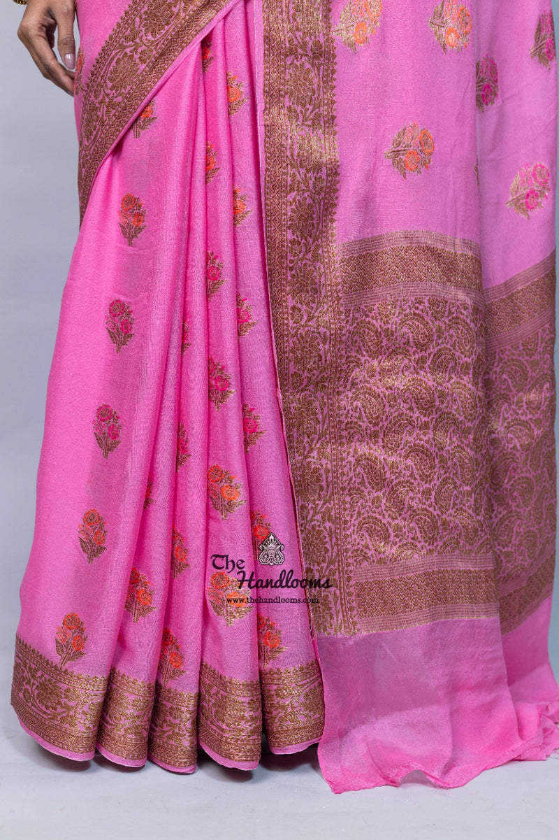 Pure Chiffon Khaddi Banarasi Saree