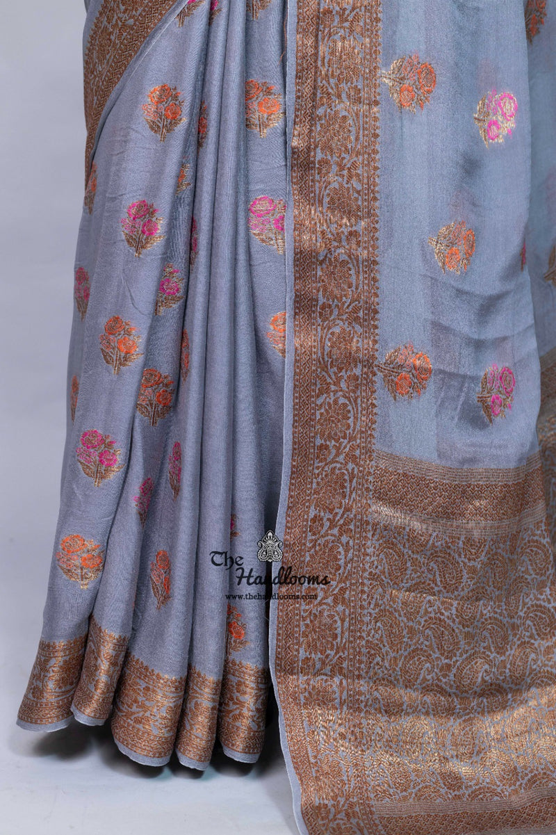 Pure Chiffon Khaddi Banarasi Saree