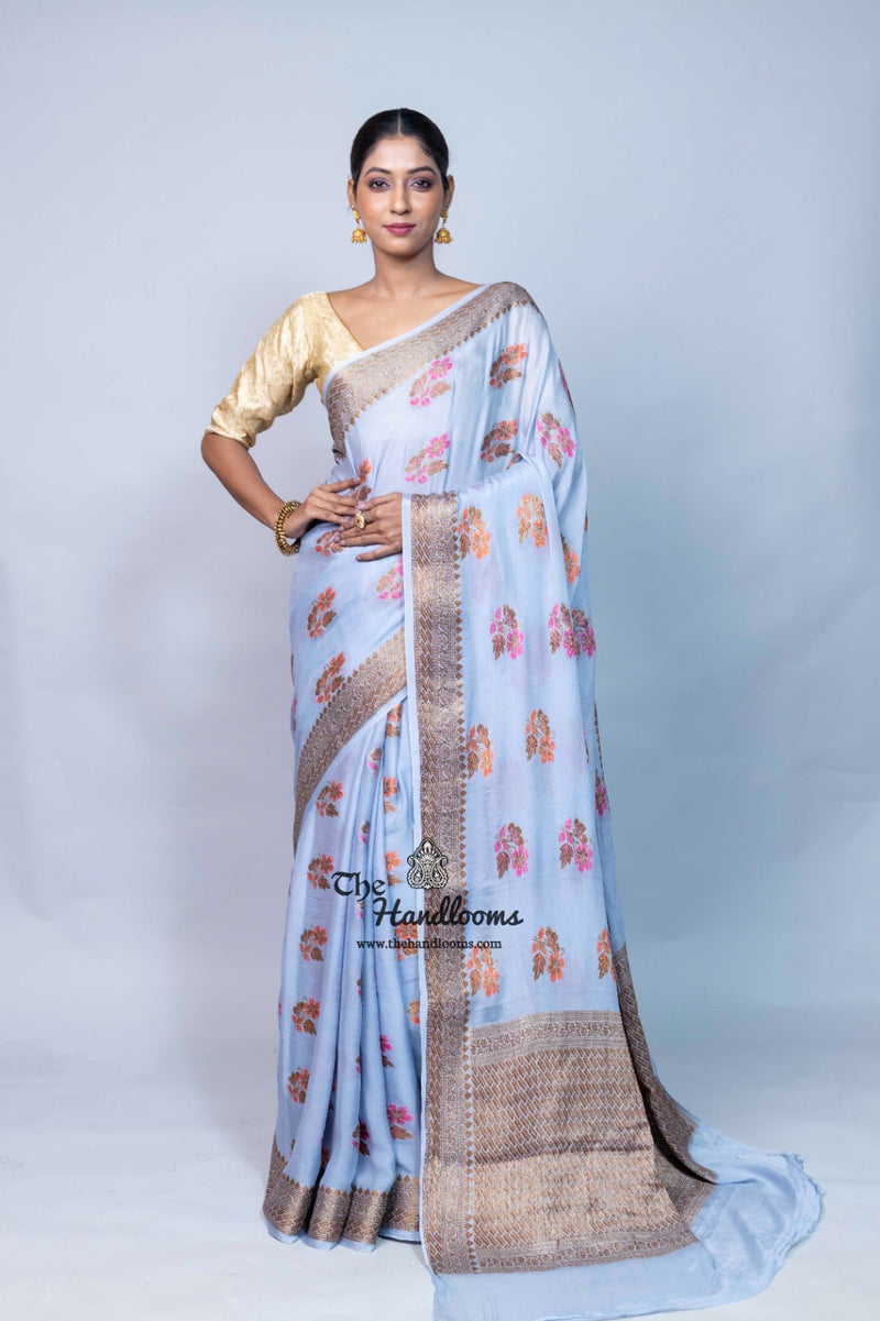 Pure Chiffon Khaddi Banarasi Saree