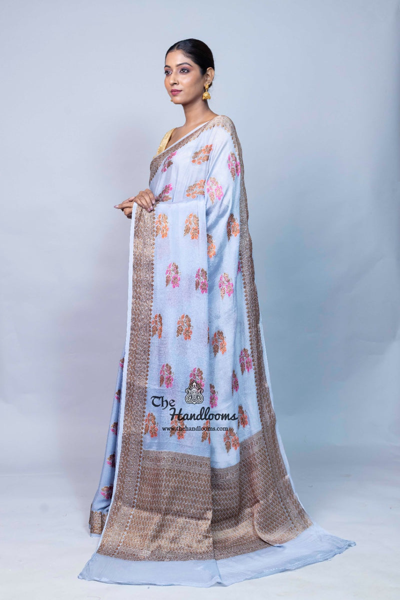Pure Chiffon Khaddi Banarasi Saree