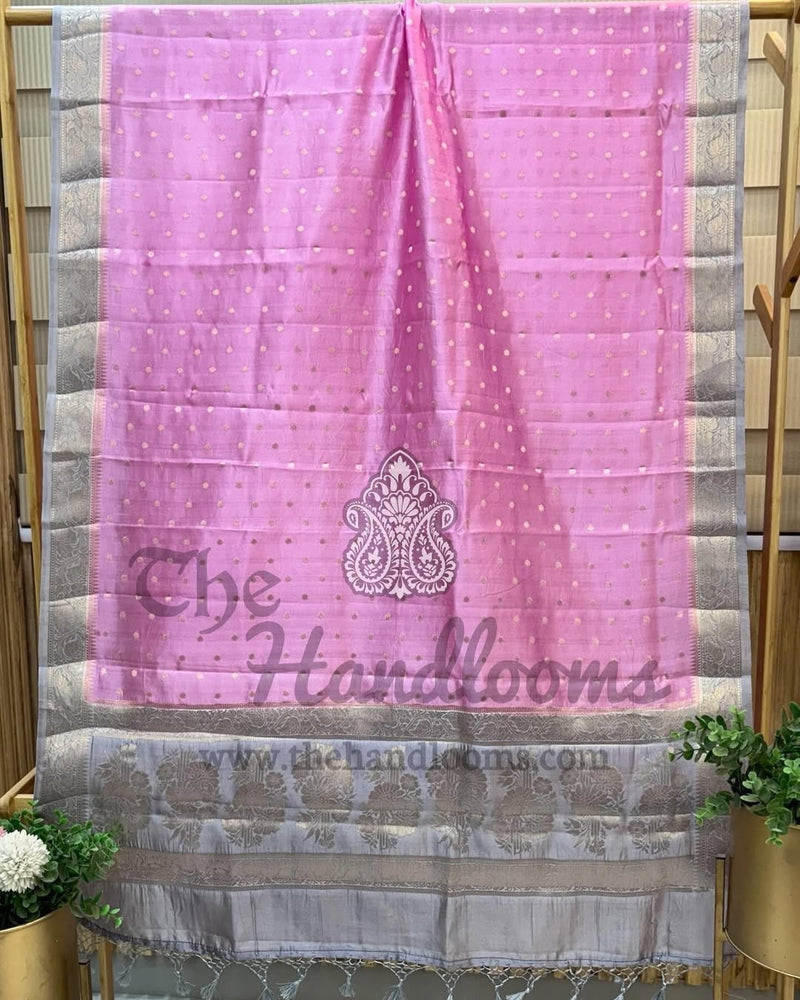 Pure Mango Silk Banarasi Dupatta - The Handlooms