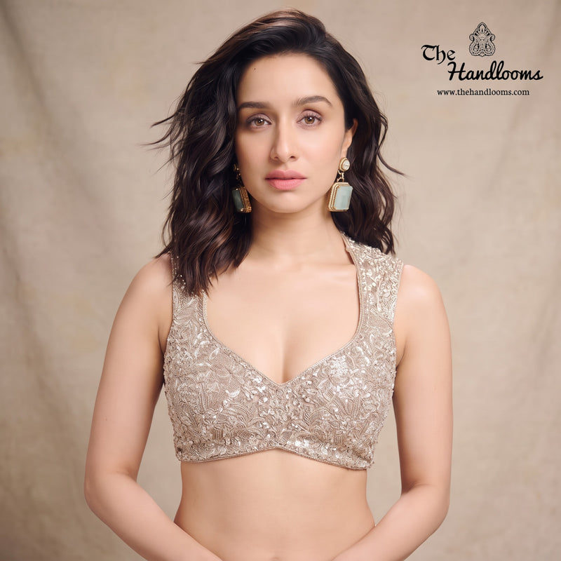 Shraddha Kapoor in Handwork Designer Blouse