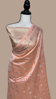 Pure Cotton Banarasi Handloom Saree - The Handlooms