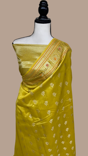Pure Cotton Banarasi Handloom Saree - The Handlooms