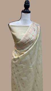 Pure Cotton Banarasi Handloom Saree - The Handlooms