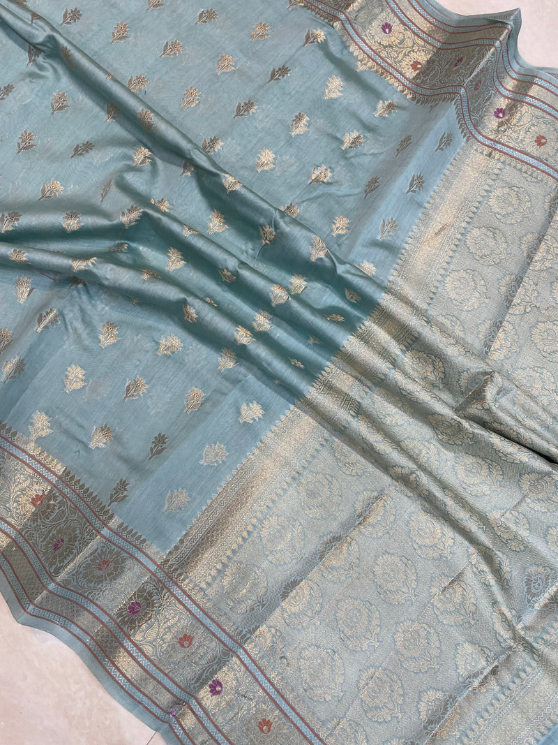Pure Cotton Banarasi Handloom Saree - The Handlooms