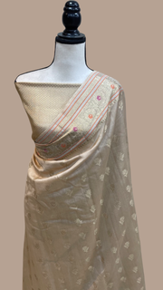 Pure Cotton Banarasi Handloom Saree - The Handlooms