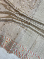 Pure Cotton Banarasi Handloom Saree - The Handlooms