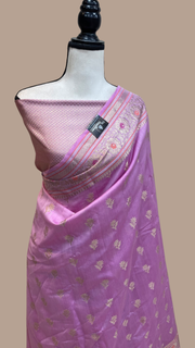 Pure Cotton Banarasi Handloom Saree - The Handlooms