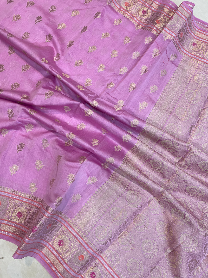 Pure Cotton Banarasi Handloom Saree - The Handlooms