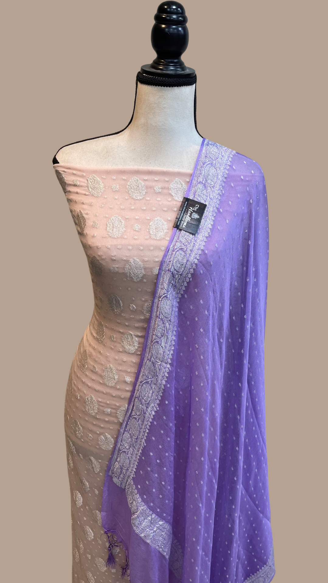 Khaddi Georgette Banarasi Dress material