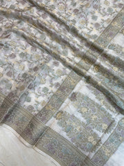 Pure Butter Crepe Banarasi Saree - The Handlooms