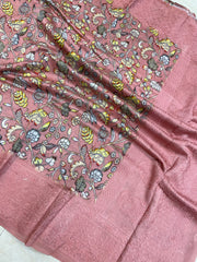 Pure Chanderi  Digital Print with Chikankari Handloom Banarasi Saree - The Handlooms