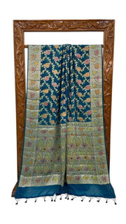 Pure Chiffon Khaddi Banarasi Saree - The Handlooms