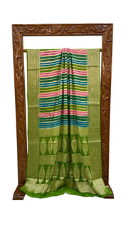 Pure Chiffon Khaddi Banarasi Saree - The Handlooms