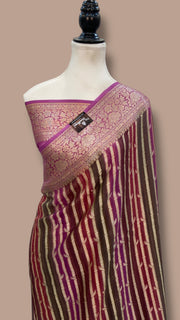 Pure Chiffon Khaddi Banarasi Saree - The Handlooms